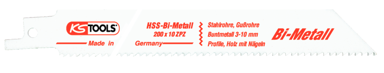 KS Tools Säbelsägeblatt, 200mm, 2,5mm, 5er Pack