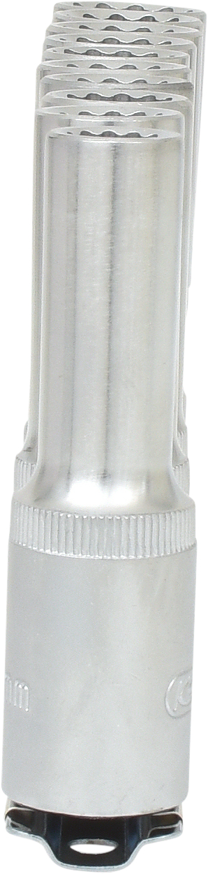 KS Tools 1/2" 12-kant-Stecknuss-Satz, lang, 10-tlg