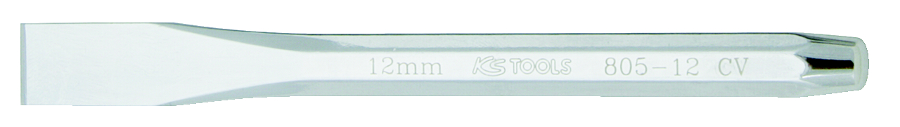 KS Tools Flachmeißel, 8-kant, 130mm