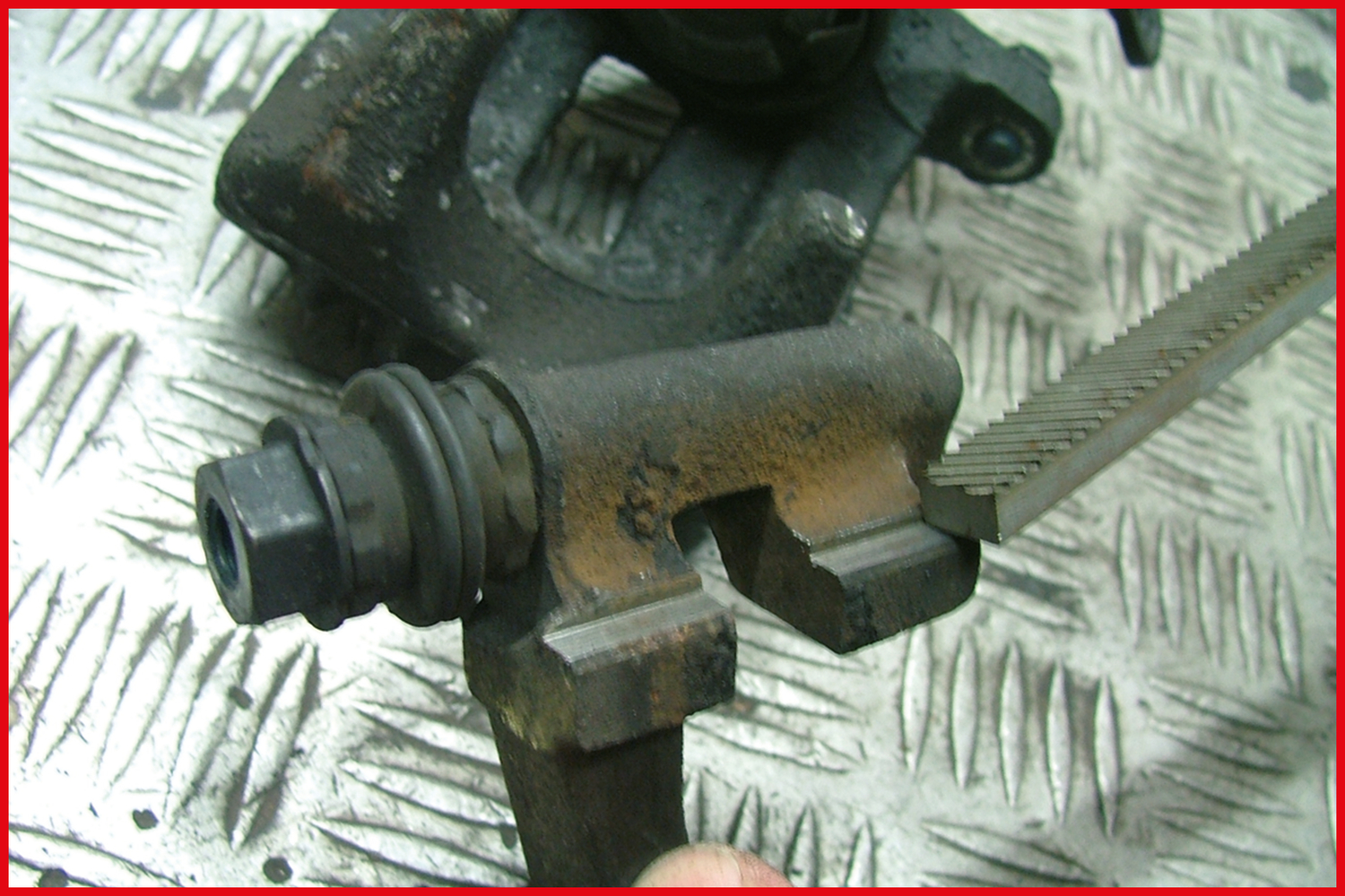 KS Tools Bremssattelfeilenblatt extra schmal, 150mm