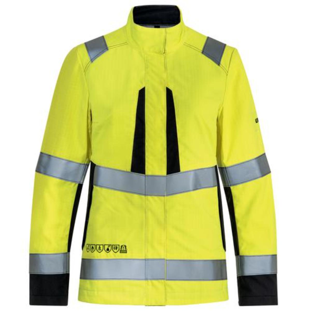 uvex suXXeed multifunction high vis Arbeitsjacke Damen warngelb
