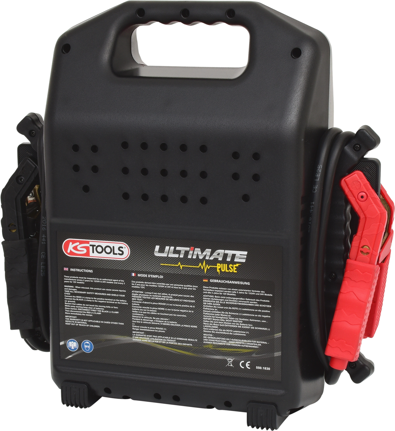 KS Tools 12 V Kondensator-Booster - mobiles Starthilfegerät 720 A