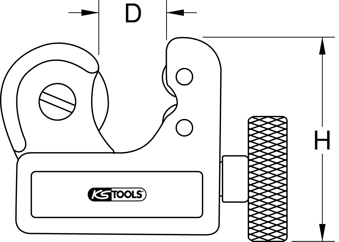 KS Tools Mini-Rohrabschneider