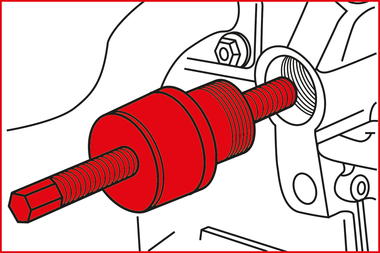 KS Tools Motoreinstell-Werkzeug-Satz für BMW, 11-tlg