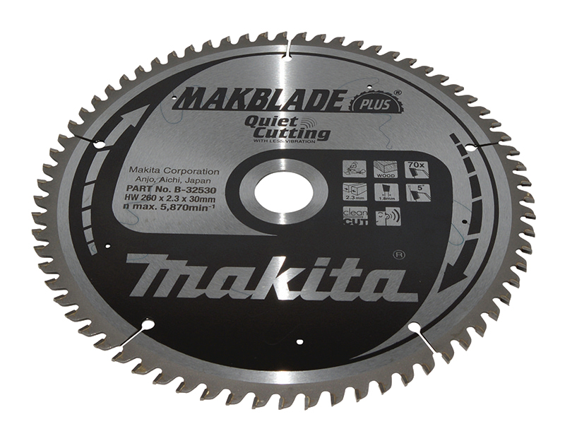 Makita MAKBLADE+ Sägeb. 260x30x70Z - B-32530