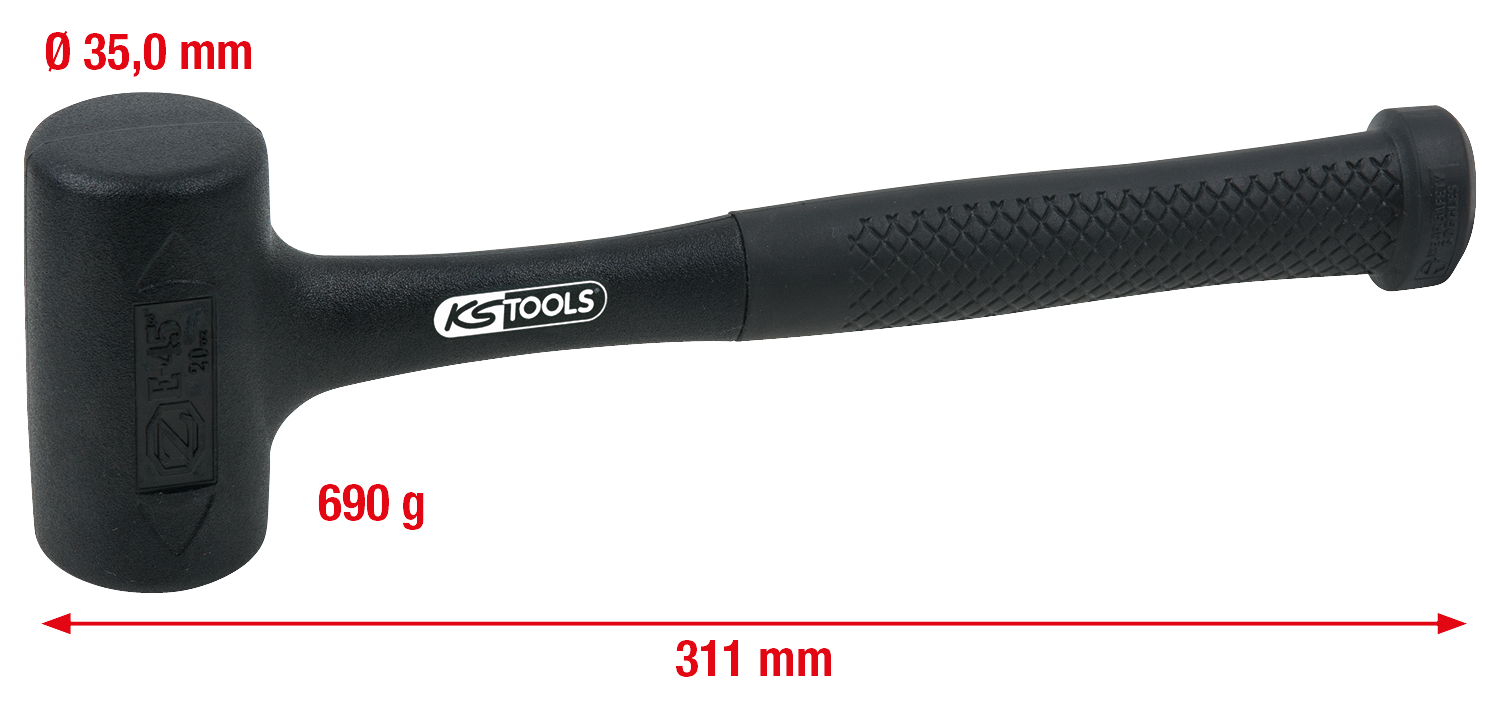 KS Tools Rückschlagfreier Schonhammer