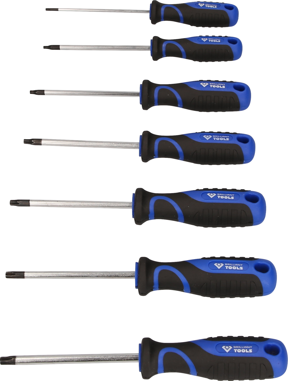 Brilliant Tools Schraubendreher-Satz, 7-tlg, Torx-Profil - BT034007