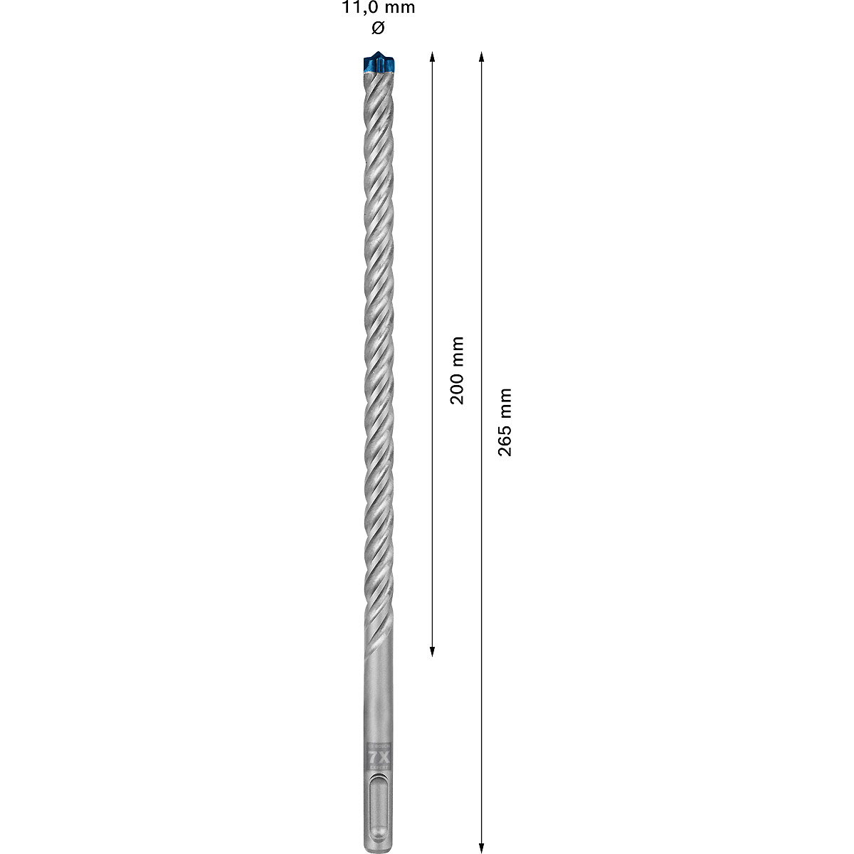Bosch EXPERT SDS plus-7X Hammerbohrer, für Bohrhämmer ø 11 mm