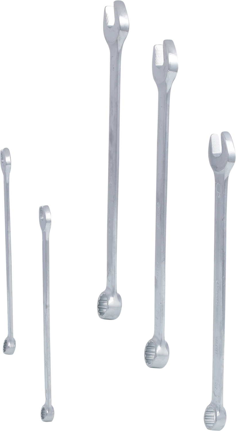 KS Tools Ringmaulschlüssel-Satz, extra lang, 5-tlg 8-19mm
