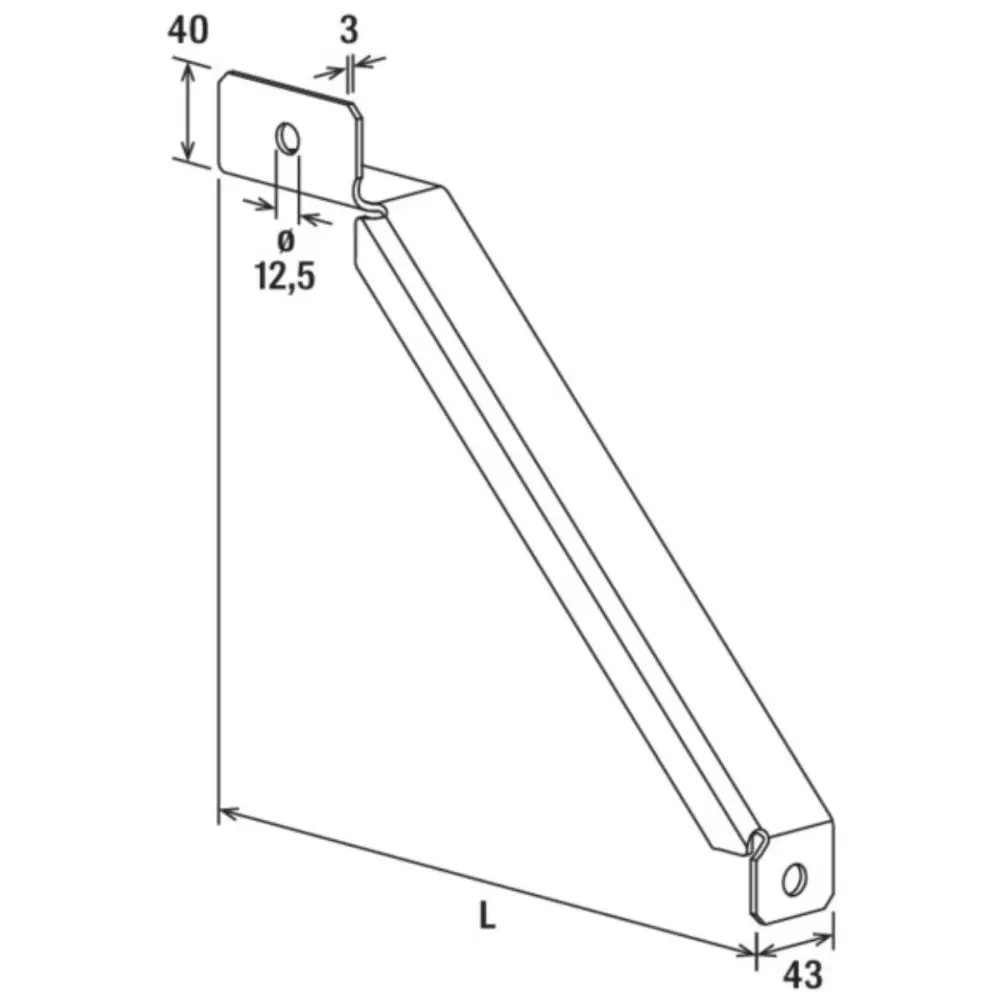 Fischer Winkelstütze SAE 300 Seismic