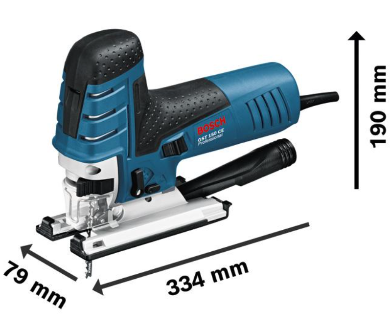 Bosch Stichsäge GST 150 CE, im Handwerkerkoffer