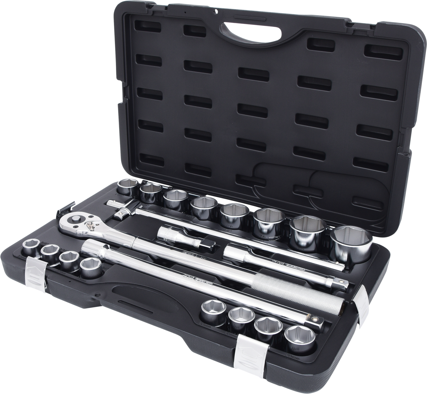 KS Tools 3/4" Steckschlüssel-Satz, 21-tlg 6-kant