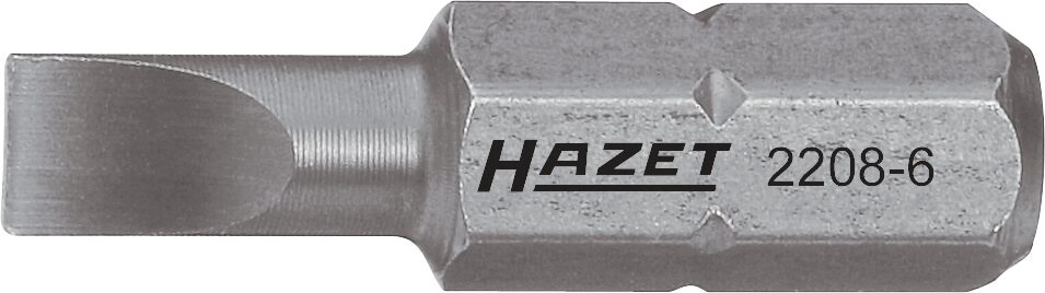 HAZET Bit Sechskant 6,3 (1/4 Zoll) Schlitz Profil 