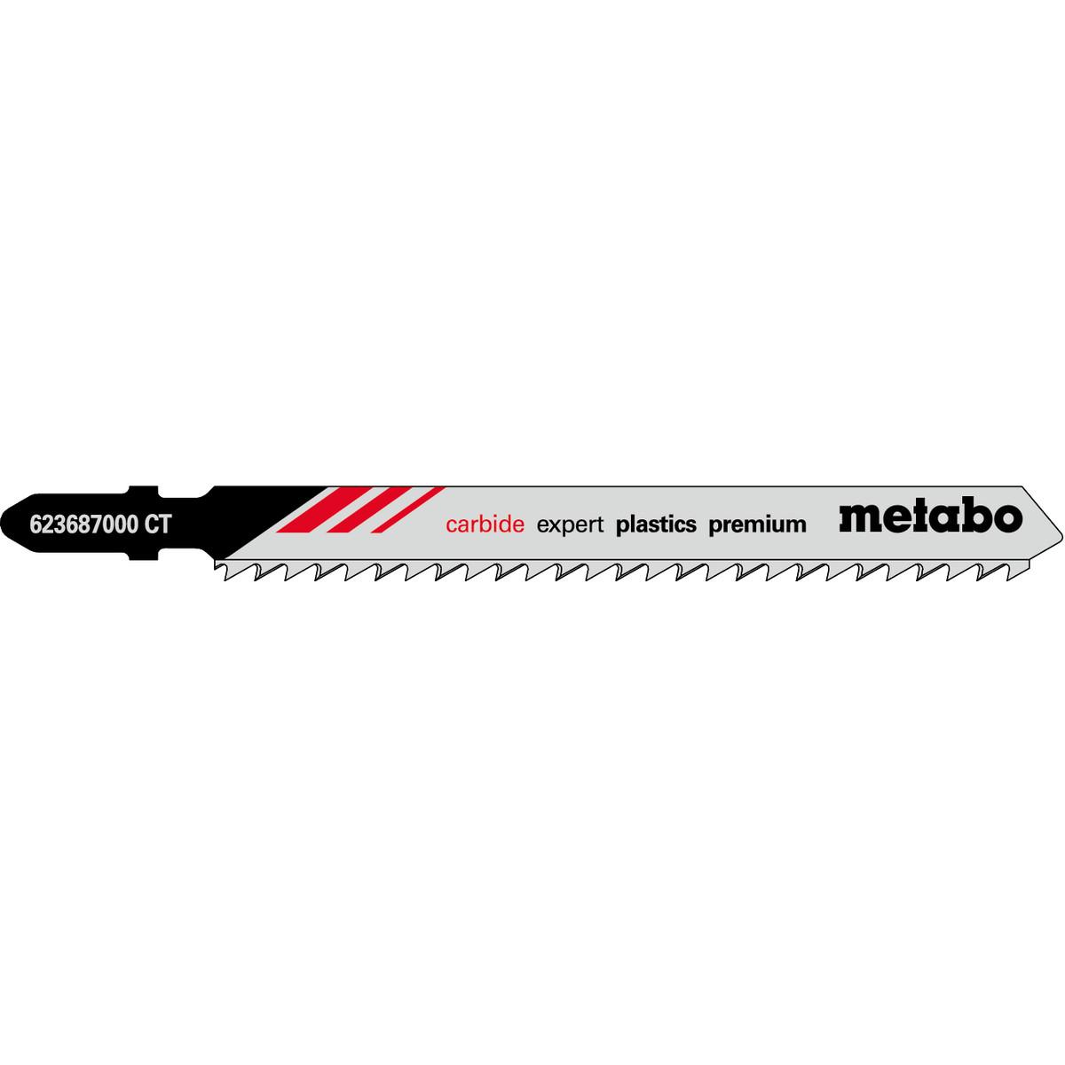Metabo Stichsägeblätter expert plastics premium 91 / 3,3 mm HM - 3 Stück