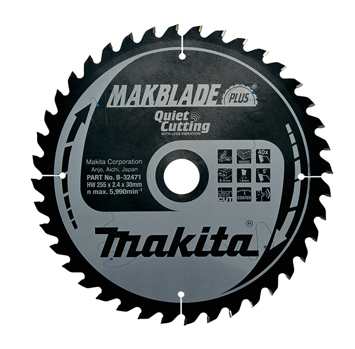 Makita MAKBLADE+ Sägeblatt 255x30x40Z - B-32471