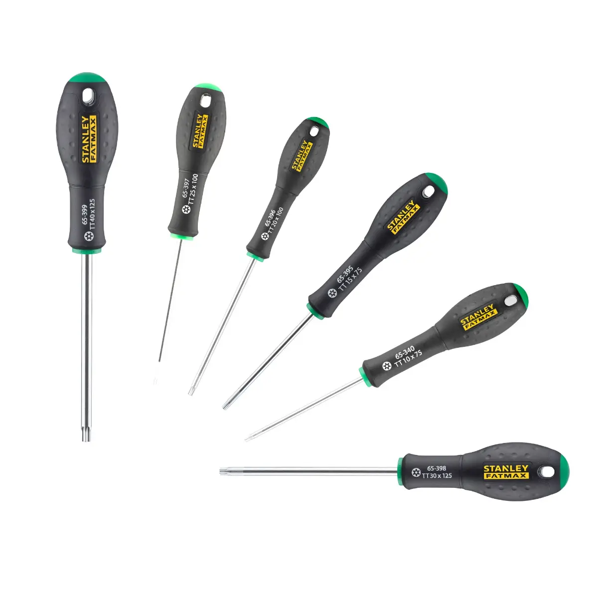 STANLEY FATMAX Schraubendreher-Set 6-teilig Torx Qualitätsstahl sandgestrahlte Spitzen