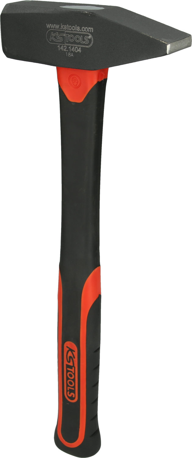 KS Tools Schlosserhammer mit Fiberglasstiel