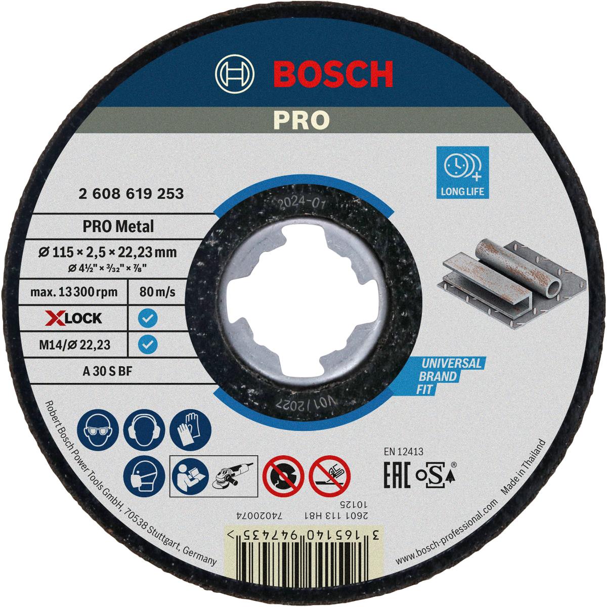 Bosch PRO Trennscheibe X-LOCK gerade Expert for Metal A 30 S BF