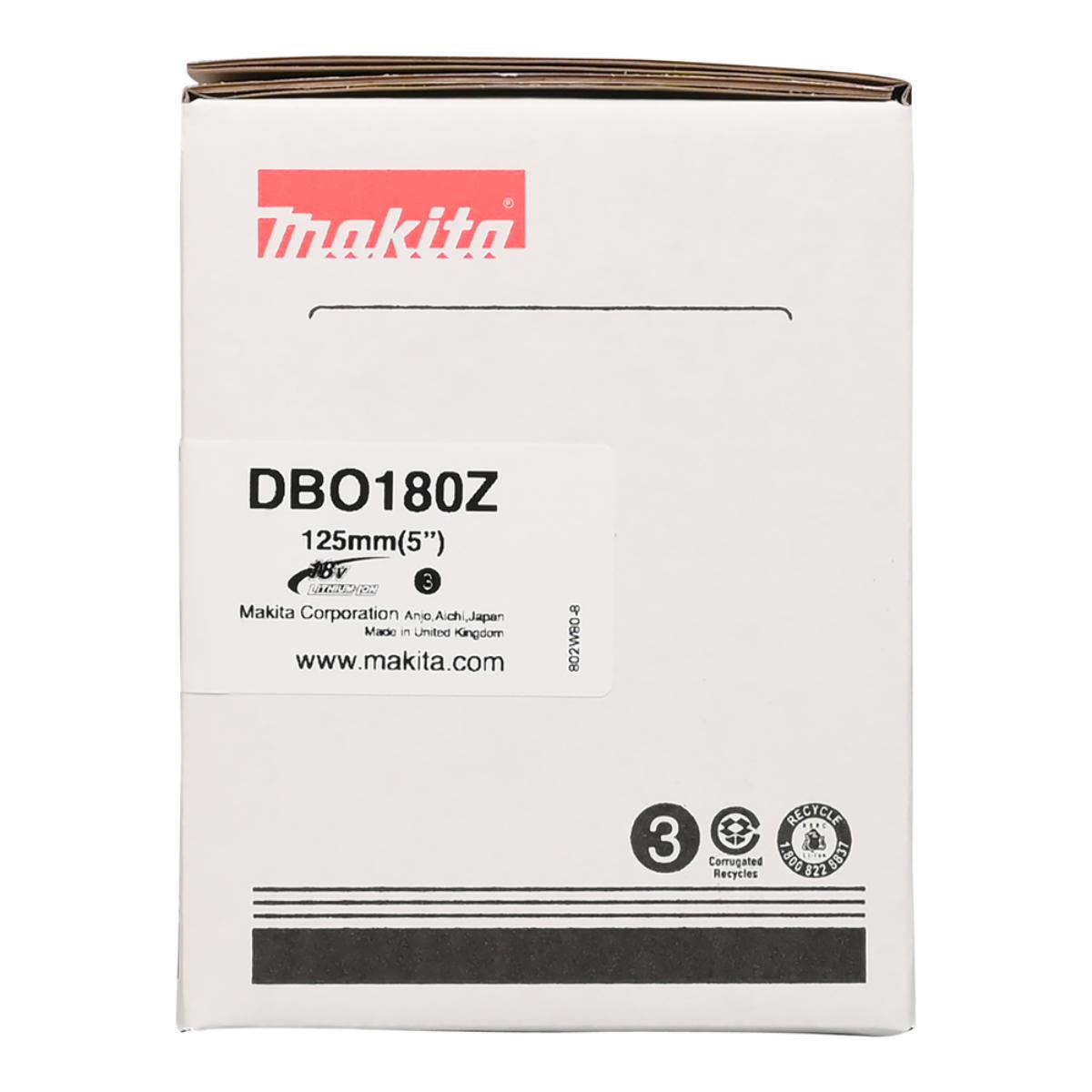 Makita Akku-Exzenterschleifer LXT 18V - 125 mm - DBO180Z