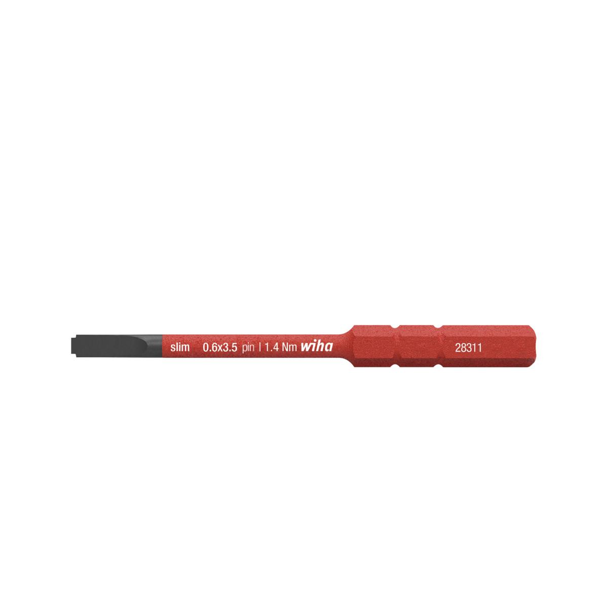 Wiha Bit slimBit electric Schlitz mit Zapfen