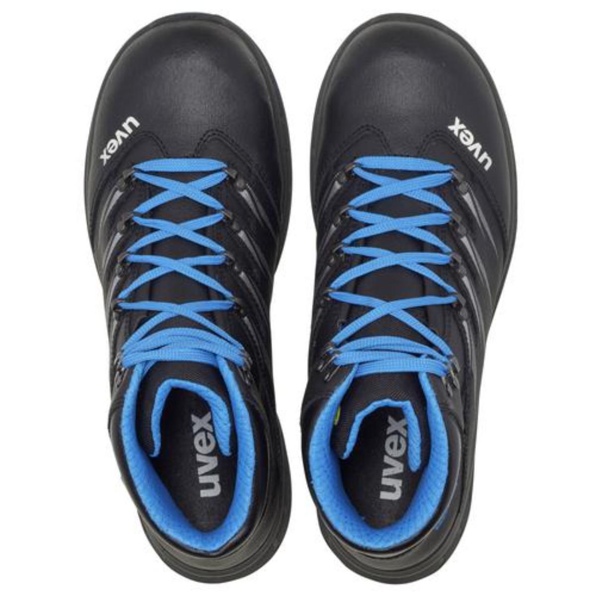 uvex 2 trend Sicherheitsschuh Stiefel S2, blau/schwarz