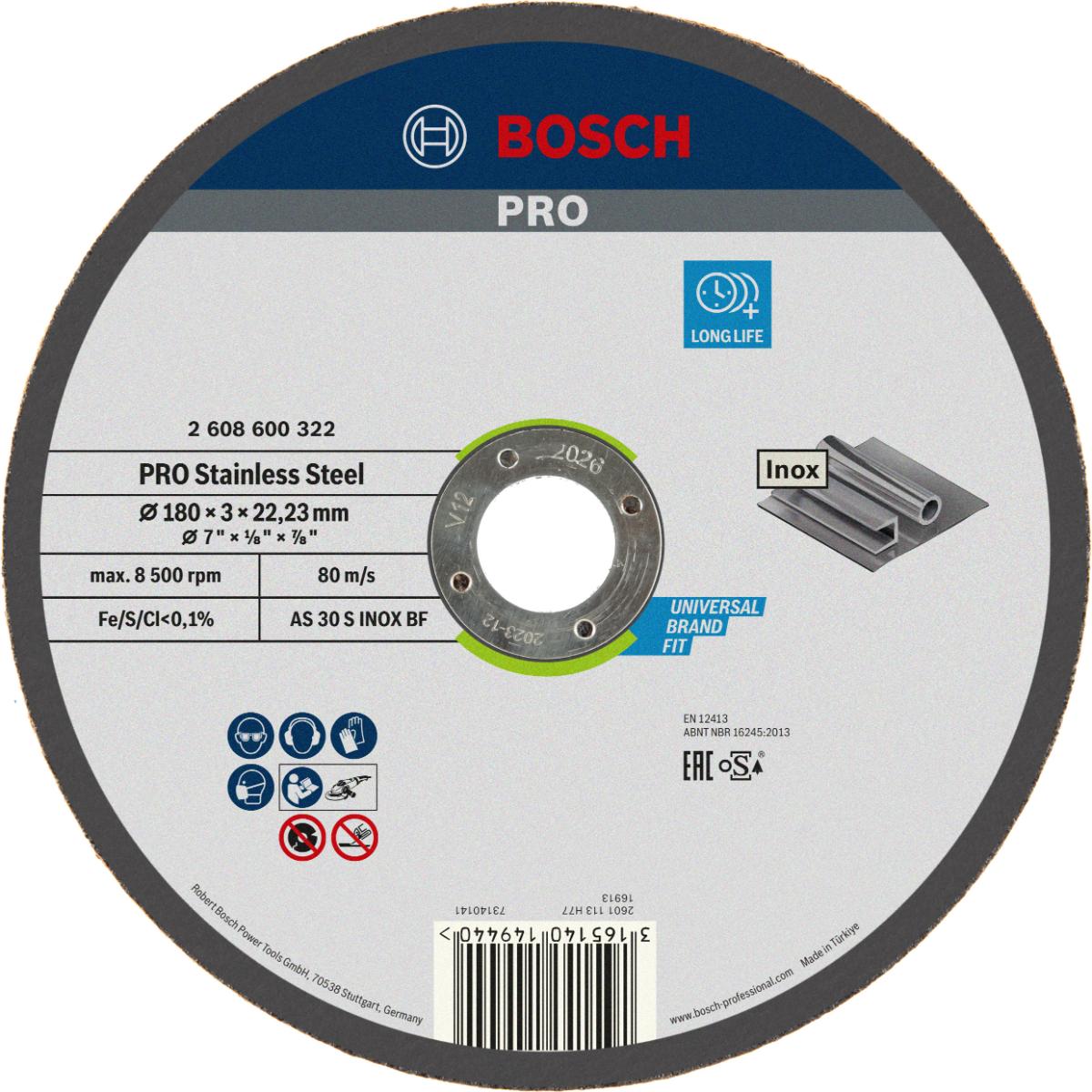 Bosch PRO Trennscheibe gerade Expert for Inox AS 30 S INOX BF