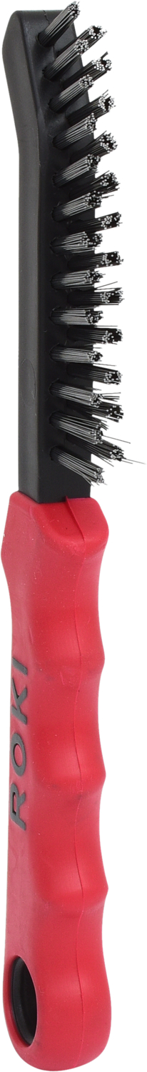KS Tools Stahldraht-Bremssattel-Drahtbürste 2-reihig, spitz