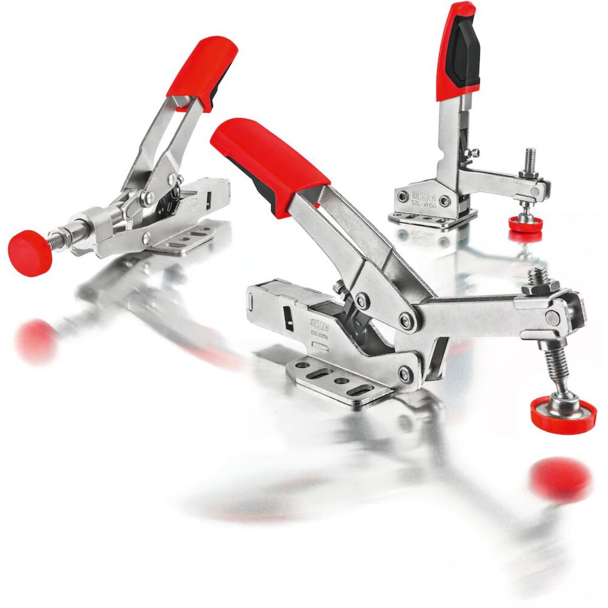 Bessey Schubstangenspanner mit waagrechter Grundplatte STC-IHH
