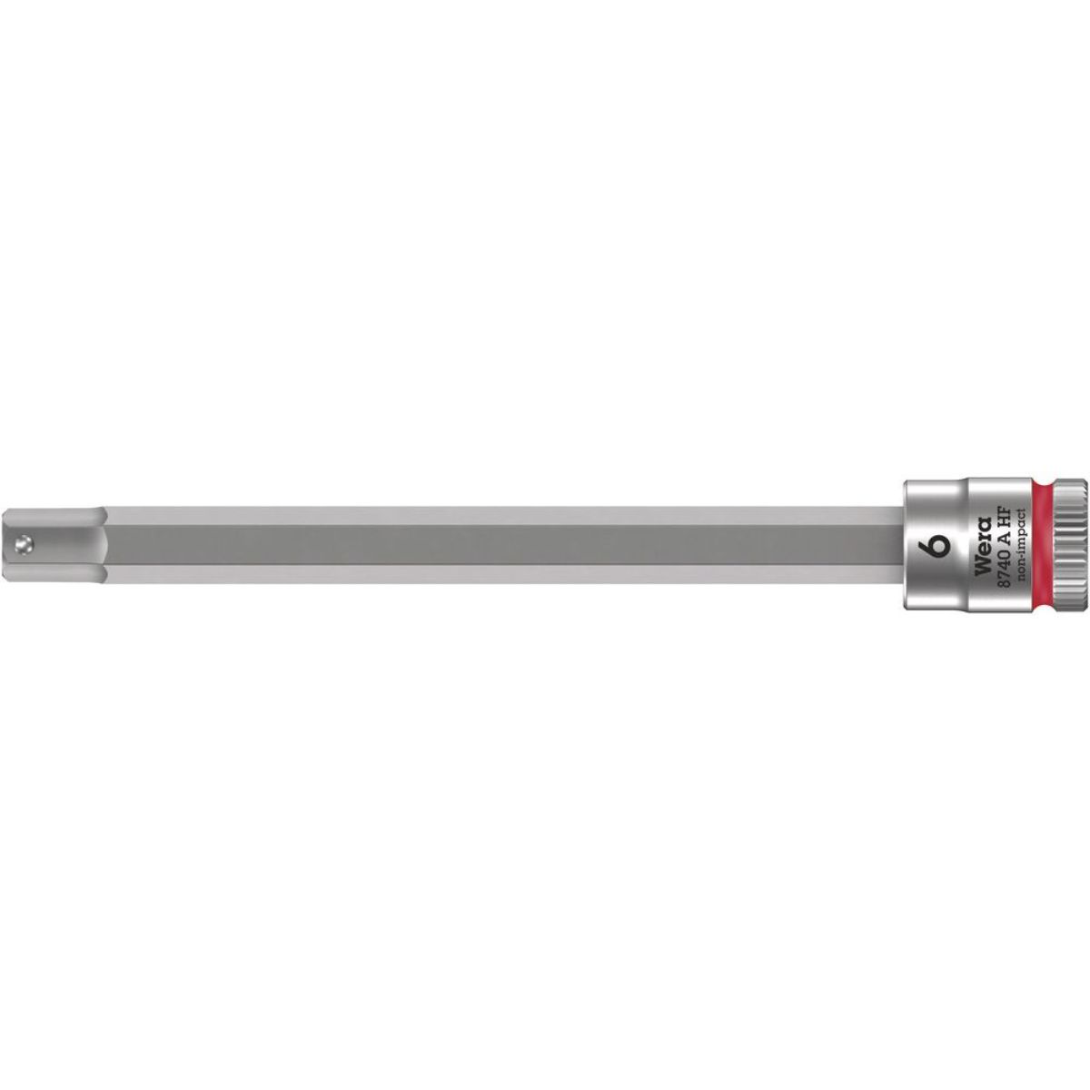 Wera 8740 A HF Zyklop Bitnuss + 1/4"-Antrieb + Haltefunktion für Innensechskantschrauben, metrisch