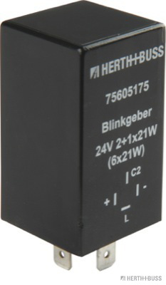 HERTH&BUSS Blinkgeber, 24 V, 4 pins, elektronisch