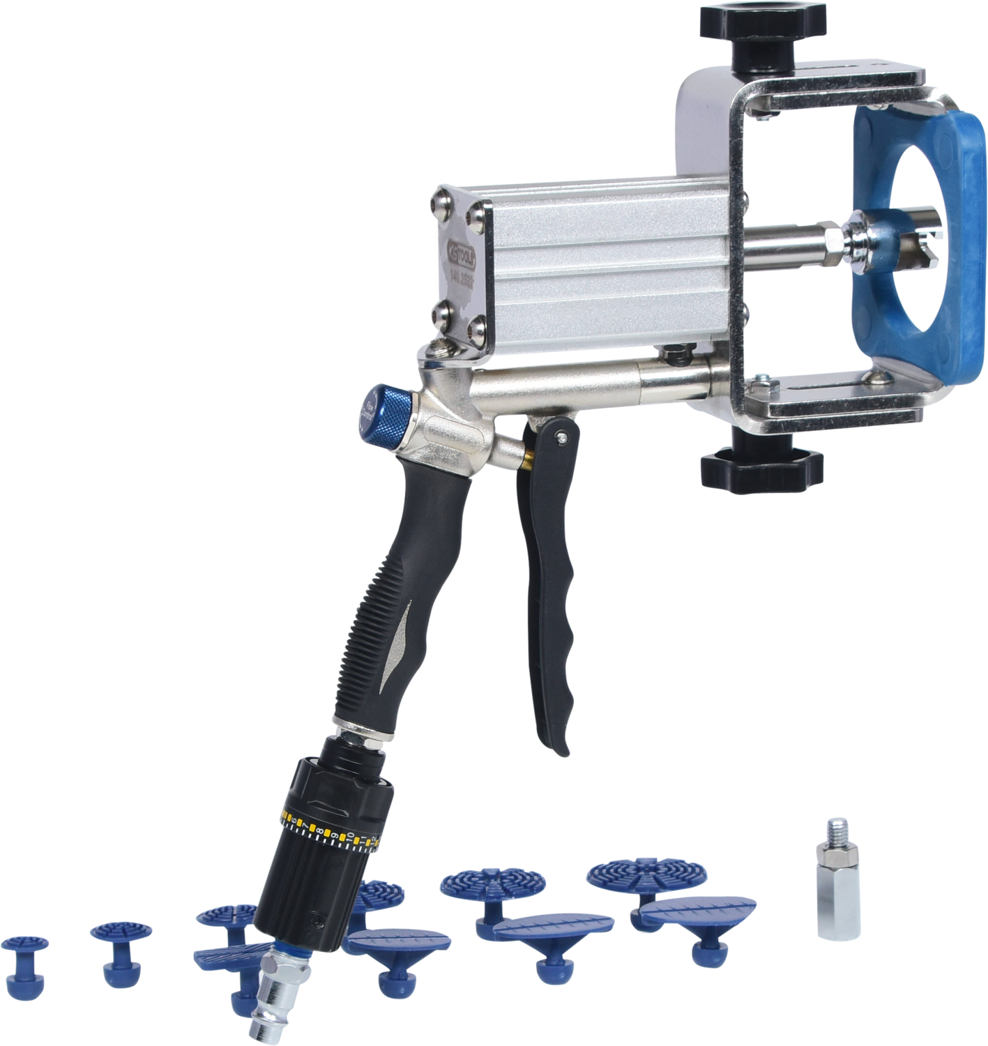 KS Tools Profi-Druckluft-Ausbeul-Auszieher-Satz, 12-tlg