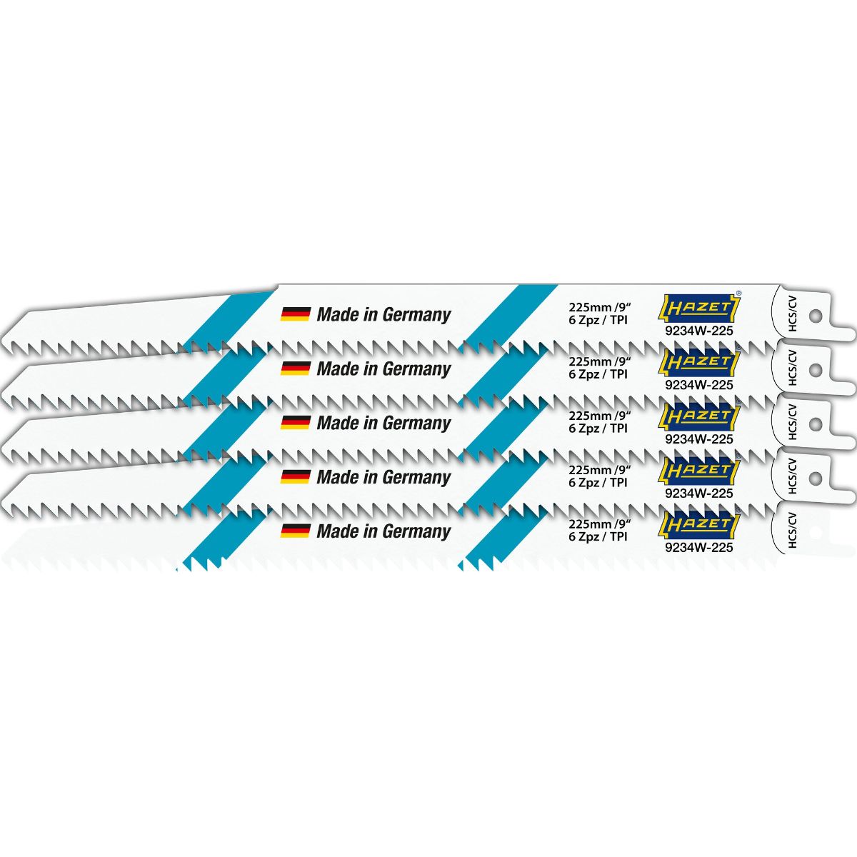 HAZET Sägeblätter Satz 6 – 100 mm, 5-Stück