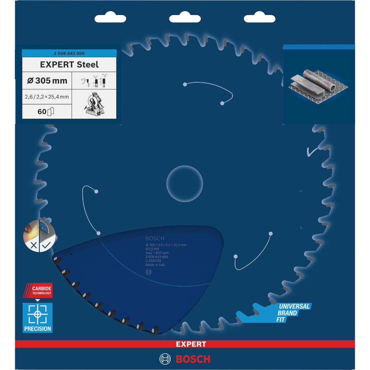 Bosch Kreissägeblatt Expert for Steel