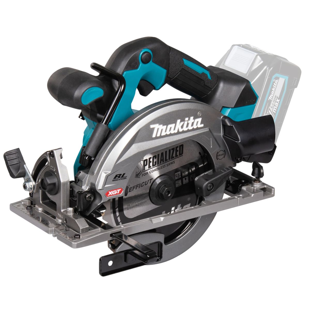 Makita Akku-Handkreissäge 57 mm 40V max. (ohne Akku, ohne Ladegerät) HS012GZ