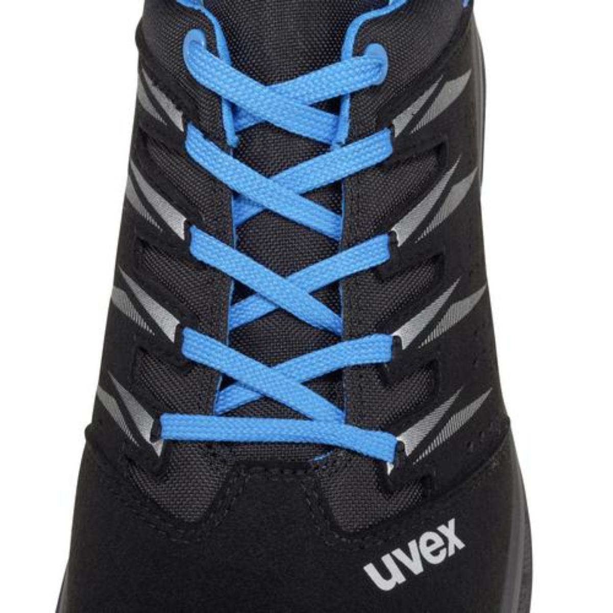 uvex 2 trend Sicherheitsschuh Halbschuhe S1, blau/schwarz