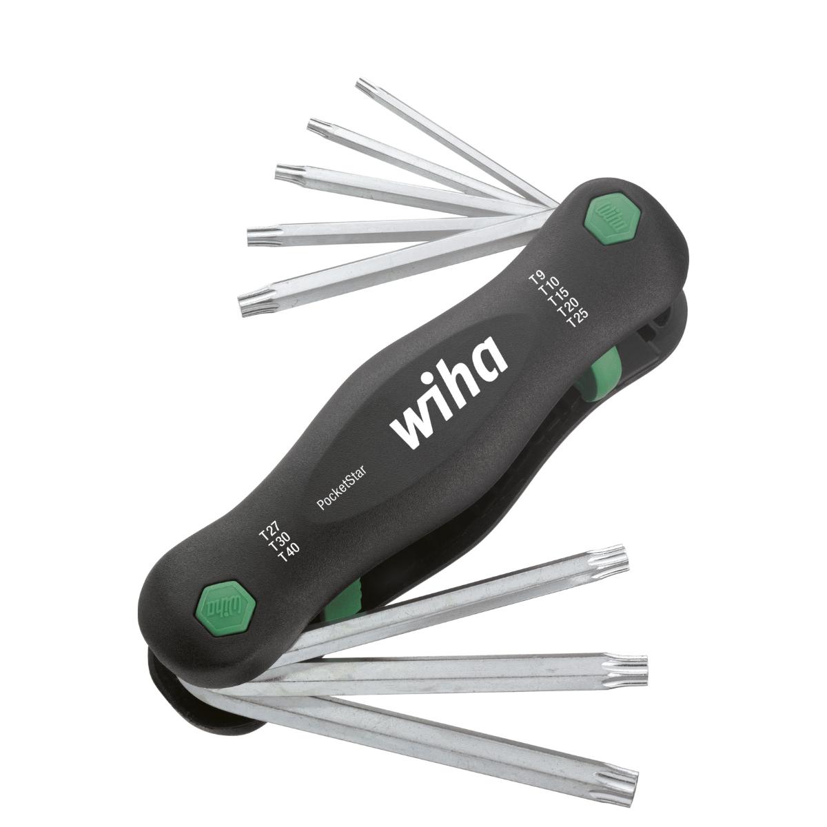 Wiha Multitool PocketStar TORX 8-teilges Set mit SB-Aufhänger - 5 Stück