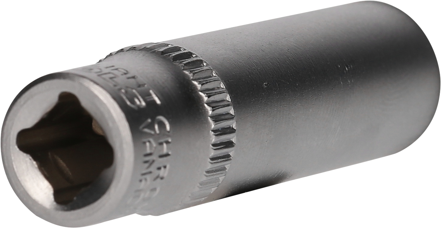 Brilliant Tools 1/4" Sechskant-Stecknuss, lange Ausführung