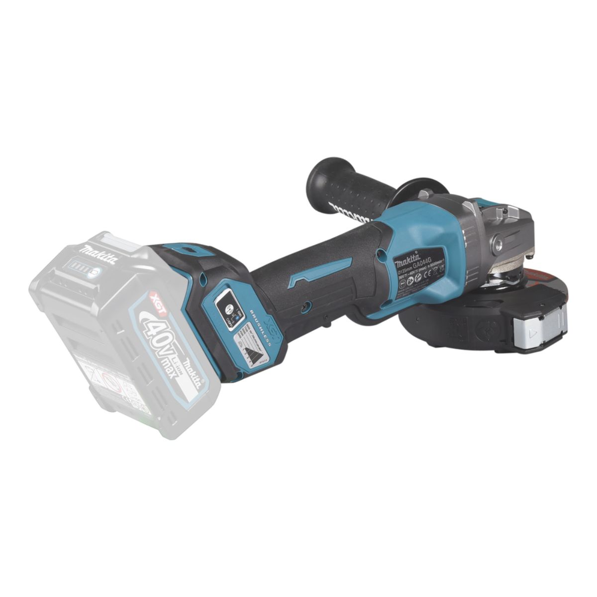 Makita Akku-Winkelschleifer 40V max. (ohne Akku, ohne Ladegerät) GA044GZ