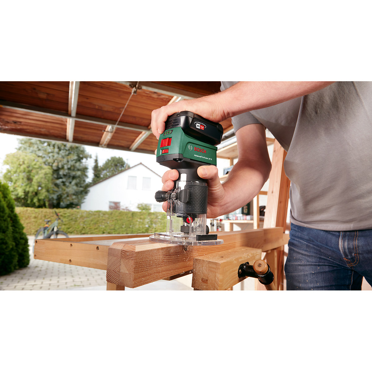 Bosch Oberfräse AdvTrimRouter 18V-8, Baretool