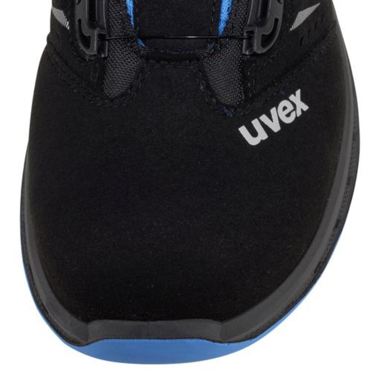 uvex 2 trend BOA SicherheitsschuhHalbschuhe S1P, blau/schwarz