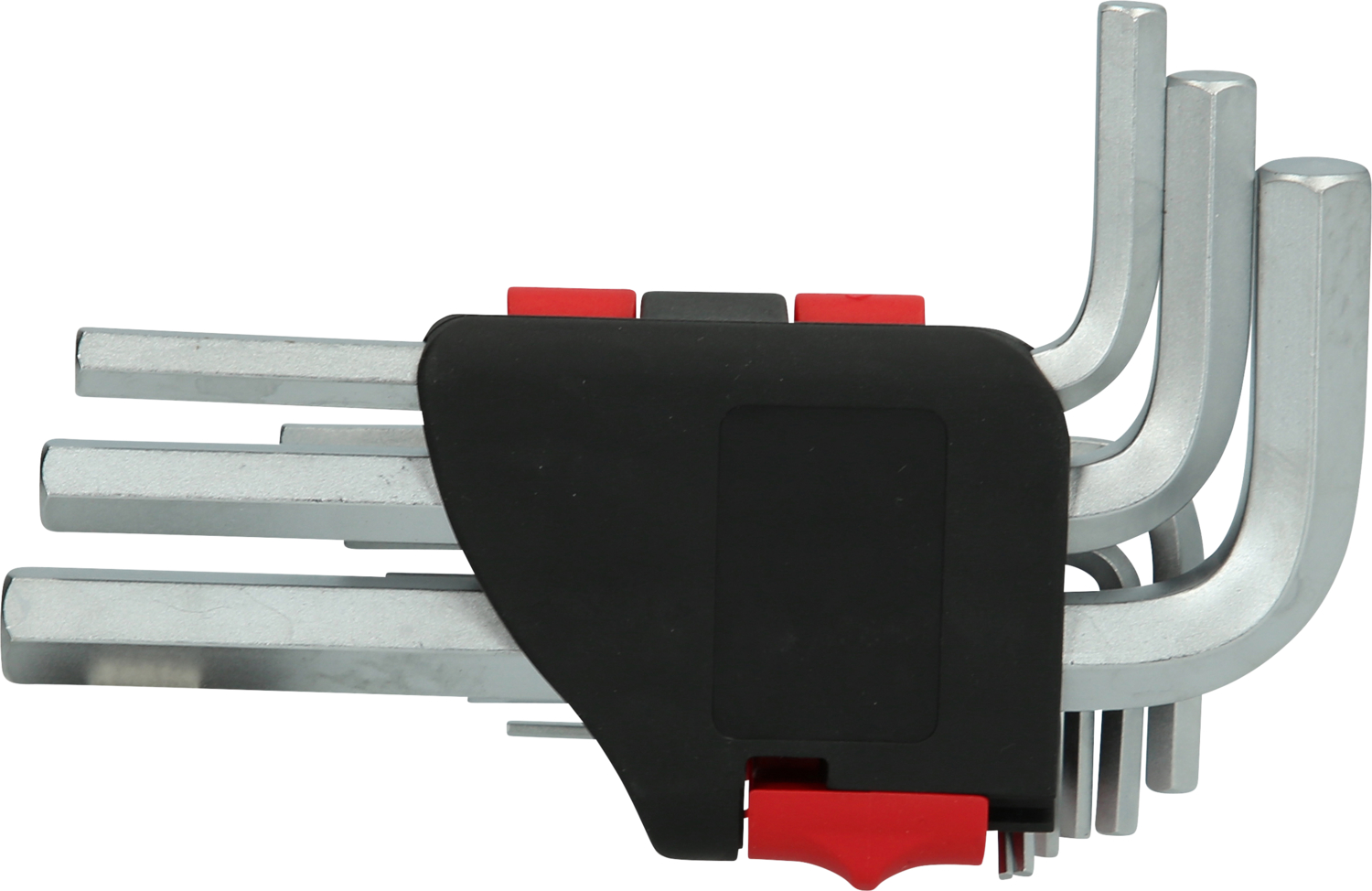 KS Tools Innensechskant-Winkelstiftschlüssel-Satz, im Klapphalter,9-tlg1,5-10mm