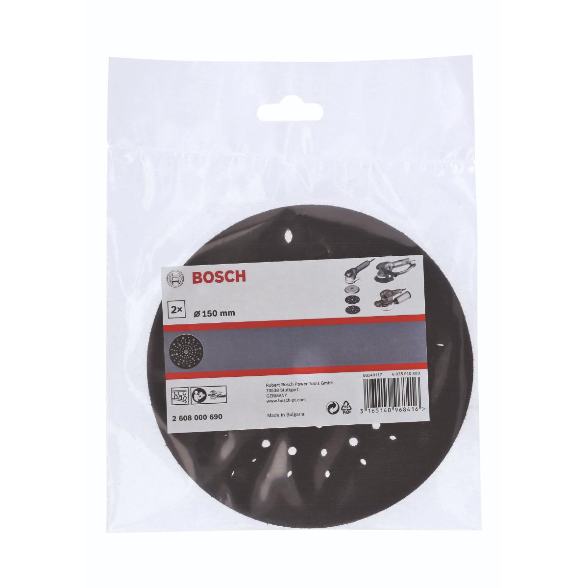 Bosch Schleiftellerschoner für Exzenterschleifer, 2er-Pack