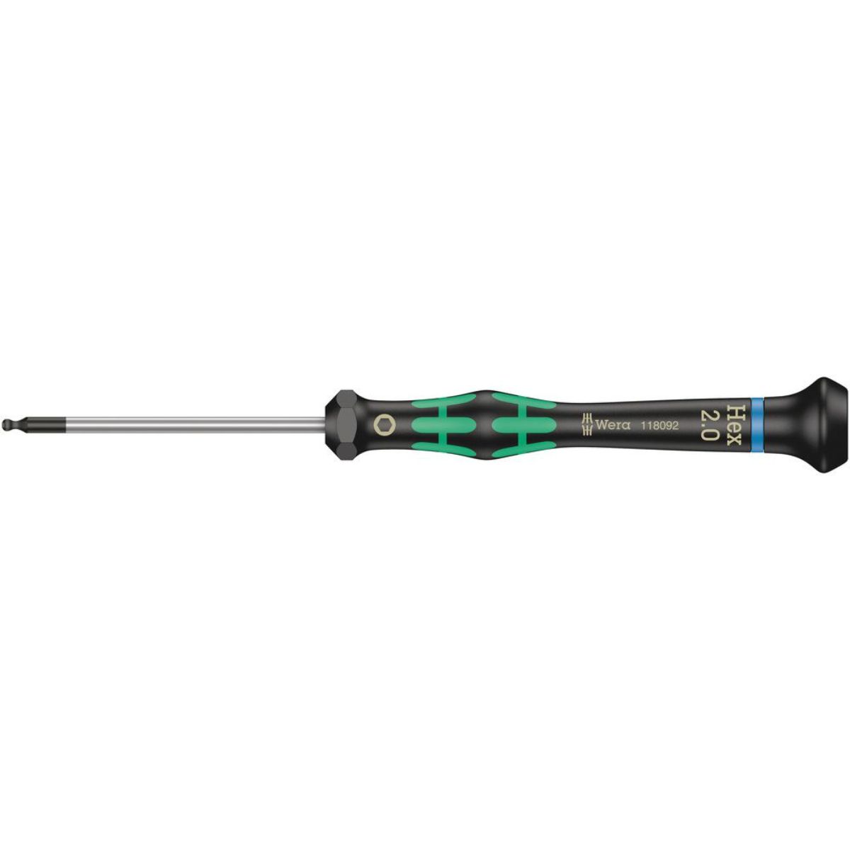 Wera 2052 Elektronik-Sechskant-Kugelkopfschraubendreher, metrisch