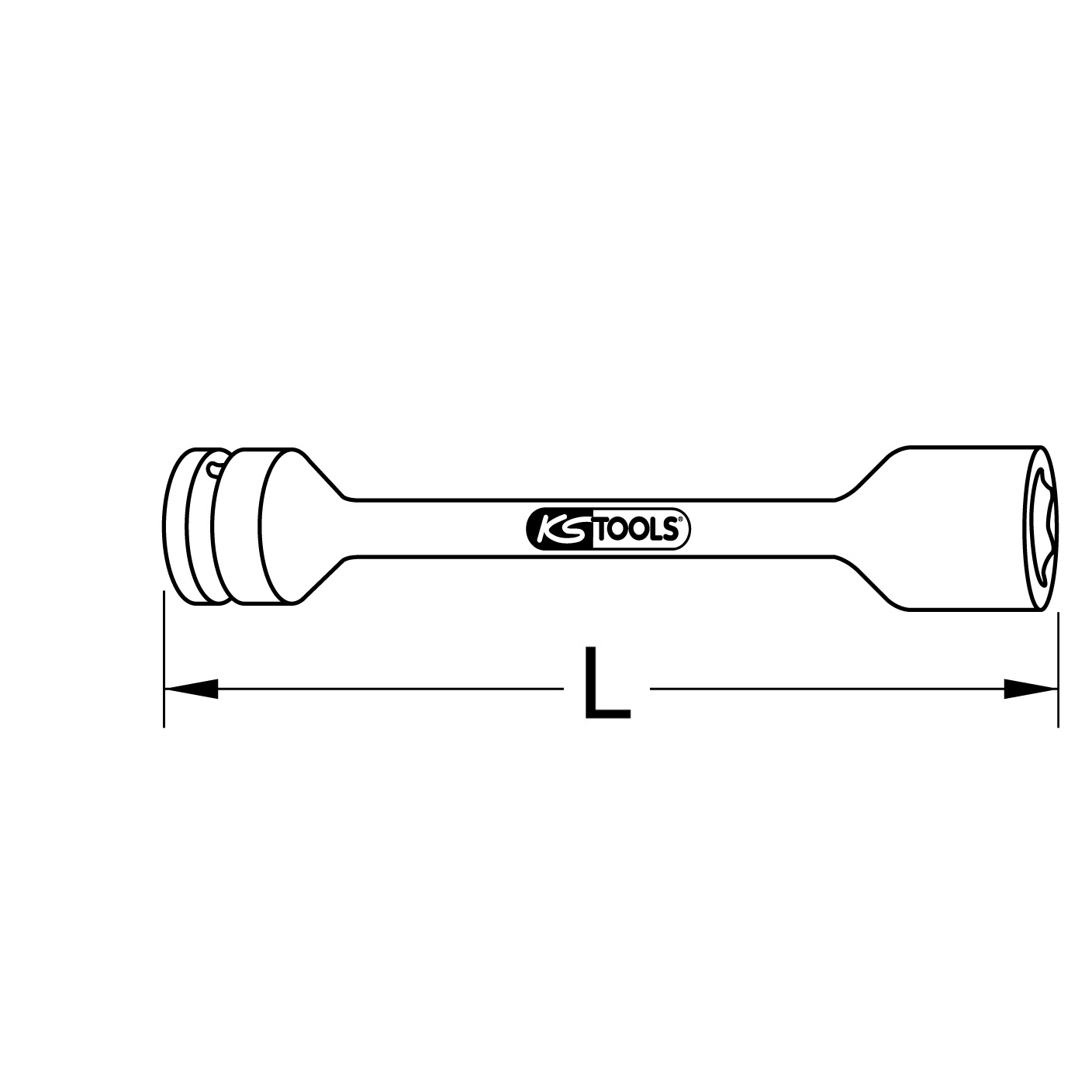 KS Tools 1/2" Spezial Ausdrehnuss