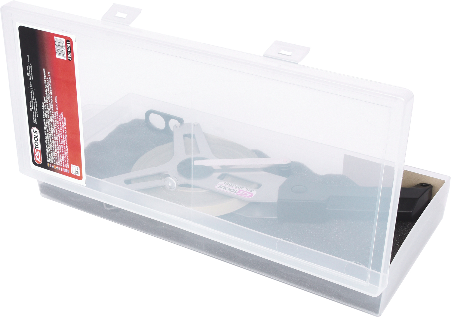 KS Tools Rahmenbandmaß mit gelbem Stahlband