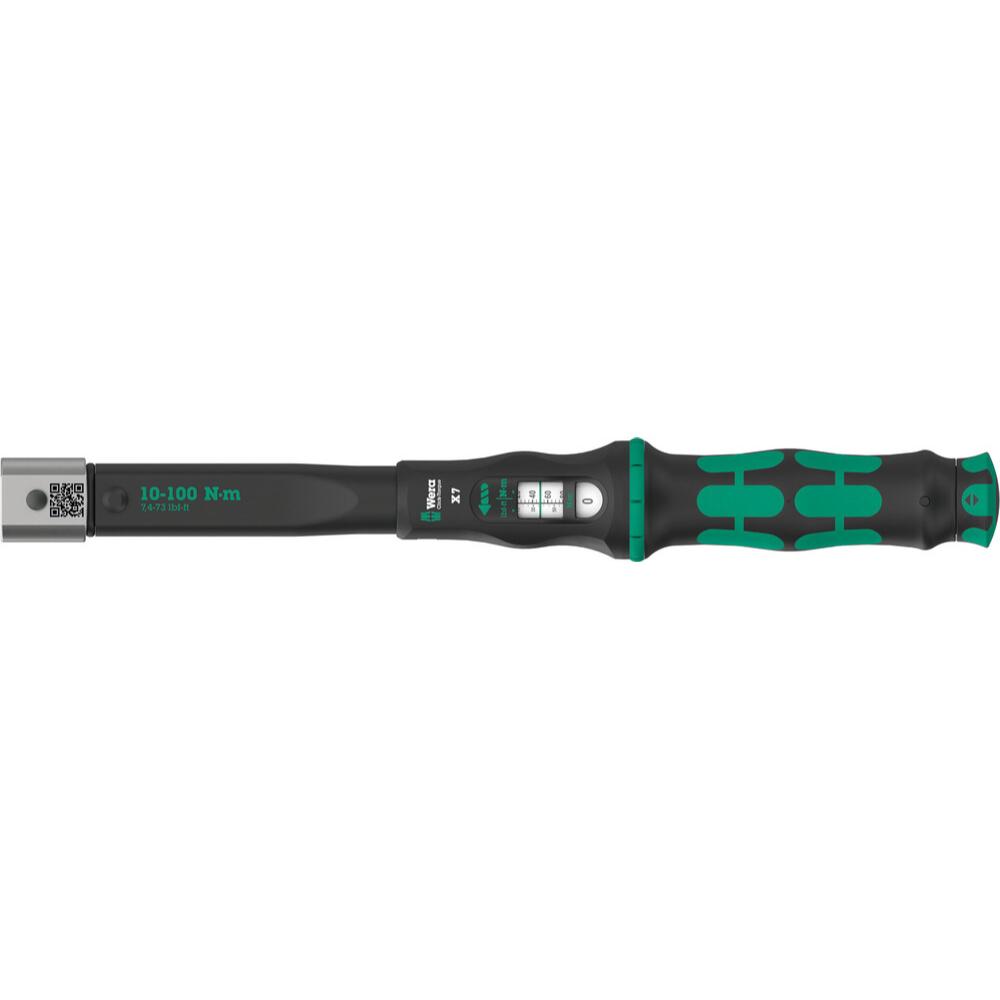 Wera Click-Torque X 7 Drehmomentschlüssel für Einsteckwerkzeuge, 10-100 Nm