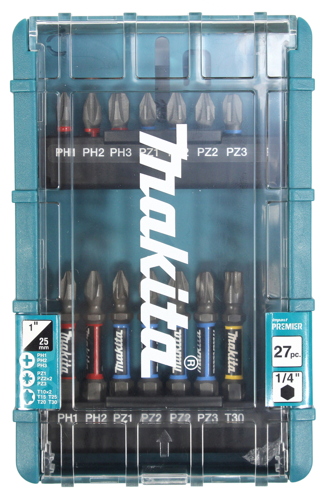 Makita Bit-Set Torsion 27-teiliges SetImpact Premier
