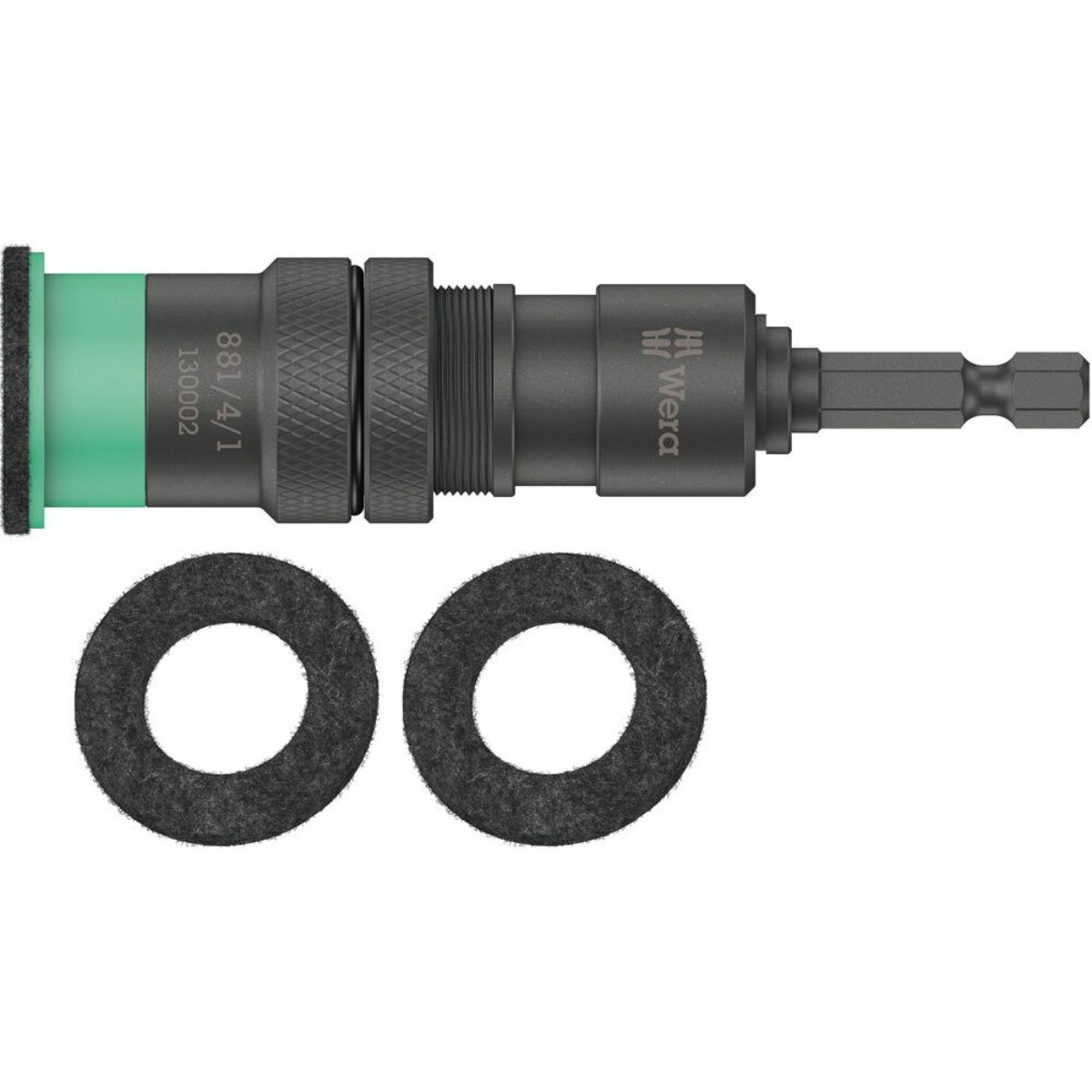 Wera 881/4/1 SB Bithalter mit variabler Einschraubtiefenbegrenzung, 3-teilig