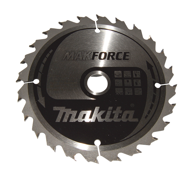Makita Kreissägeblatt MAKFORCE, 160/20 mm - 24 Zähne - 1,5 mm - CleanCut - Holz - B-32203