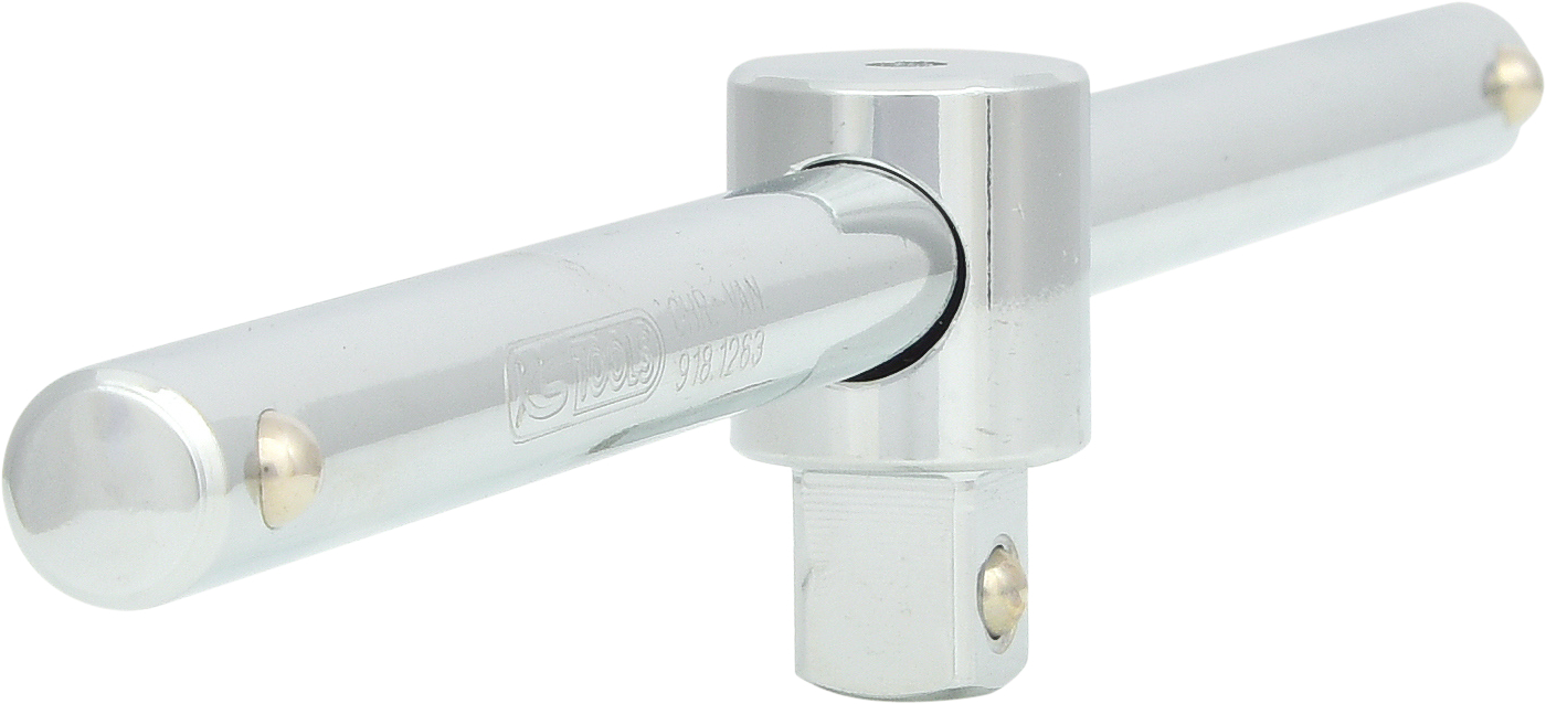 KS Tools 1/2" CHROMEplus T-Griff mit Gleitstück, 250mm